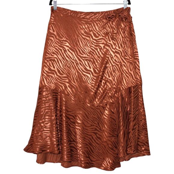 Anthropologie Maeve Tamra Jacquard Midi Skirt 14 NWT - Picture 4 of 5